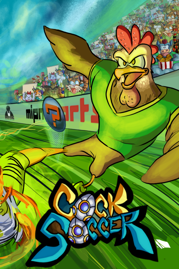 Cock Soccer Logo